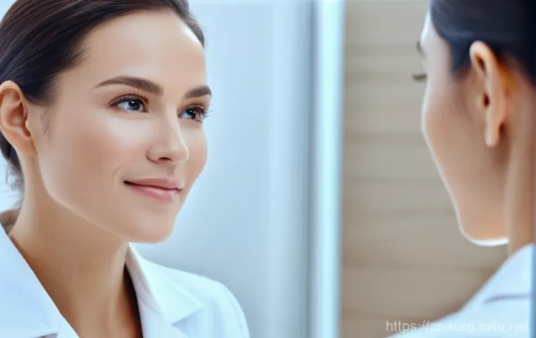 외과 흉터 줄이는 방법 - **Prompt 1: Early Scar Care and Hopeful Beginnings**
    "A soft, close-up shot of a woman with warm...