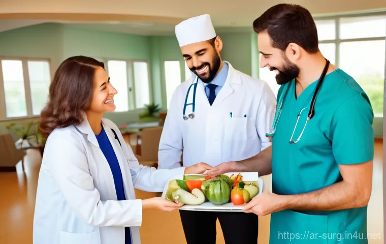 위암 수술 생존율 분석 - "A highly detailed, hyper-realistic image depicting a modern operating room during a robotic-assiste...